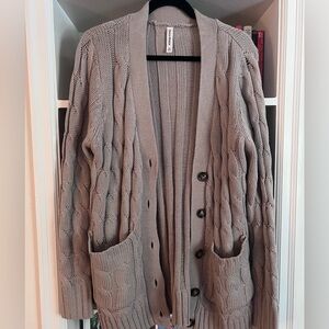 Zenana Premium Cable Knit Cardigan - 2x